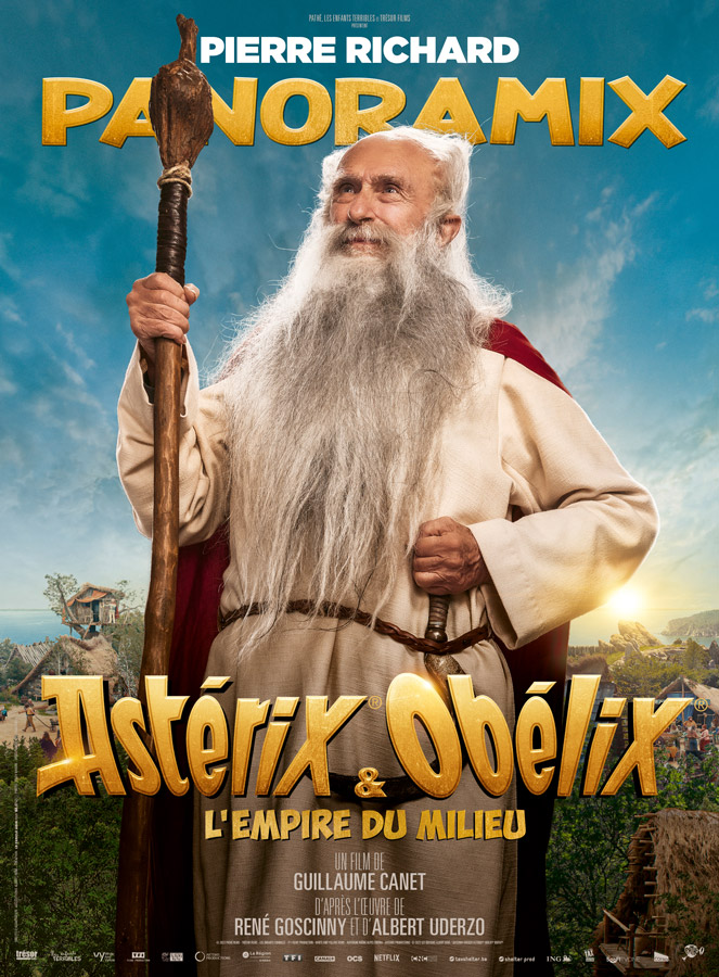 Pierre Richard est Panoramix dans Astérix & Obélix : L'Empire du Milieu (Guillaume Canet, 2023)